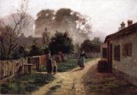 Steele, Theodore Clement - Village Scene